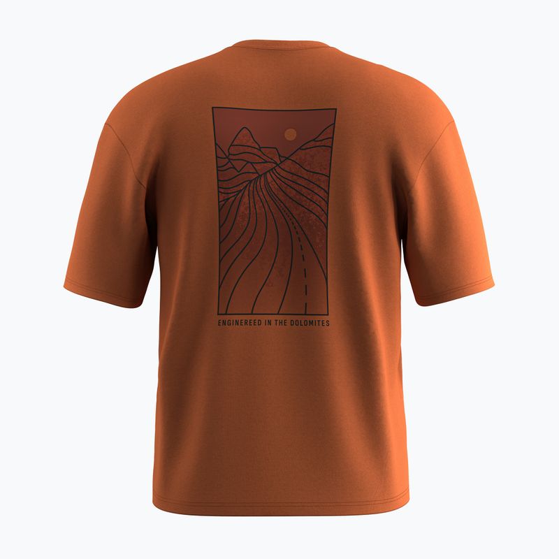 Koszulka męska Salewa Eagle Sunset Loose bombay brown 2