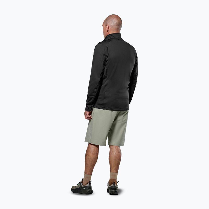 Bluza trekkingowa męska Salewa Puez Cammio Polarlite Half Zip Black Out 3