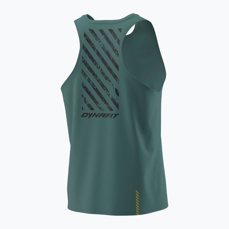 Koszulka do biegania męska DYNAFIT Trail Tank atlantic 2