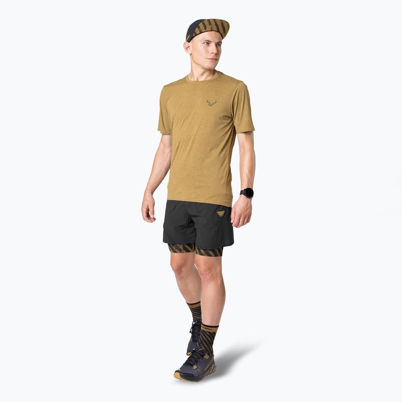Spodenki do biegania męskie DYNAFIT Trail 2IN1 black out tobacco 2