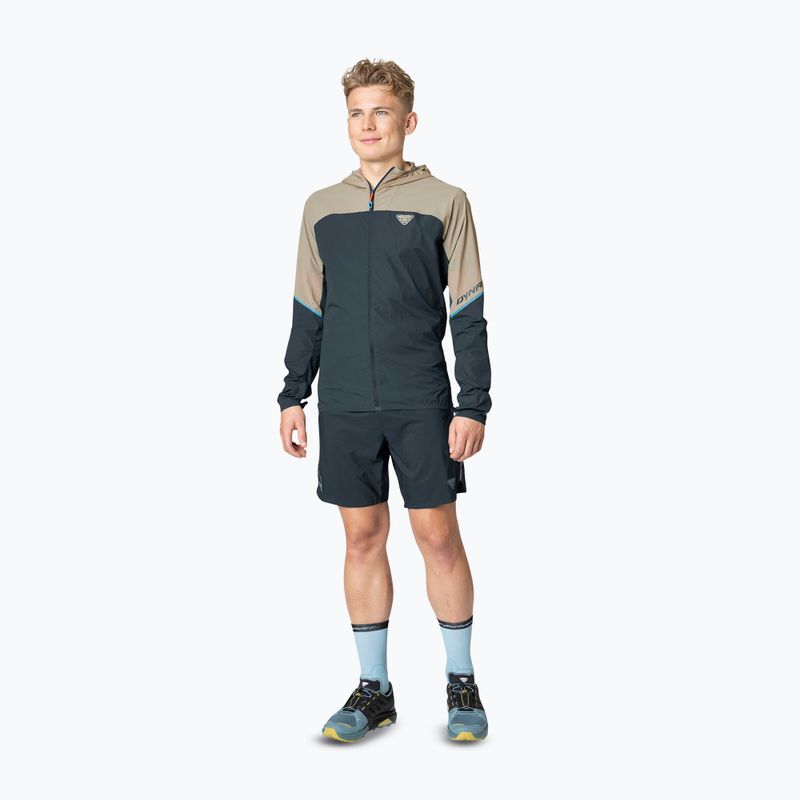 Kurtka do biegania męska DYNAFIT Alpine Wind rock khaki 2