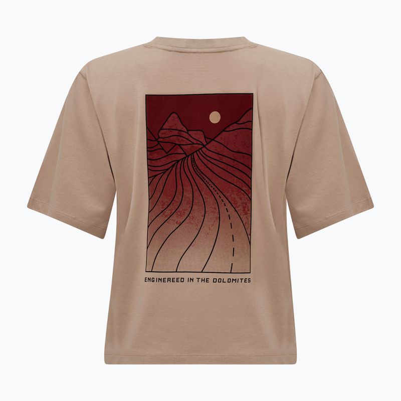 Koszulka damska Salewa Eagle Sunset Loose quicksand 6