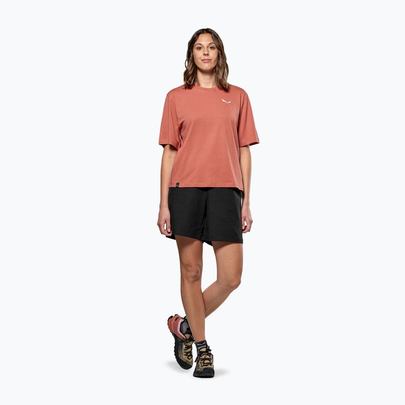 Koszulka damska Salewa Eagle Sunset Loose etruscan red 2