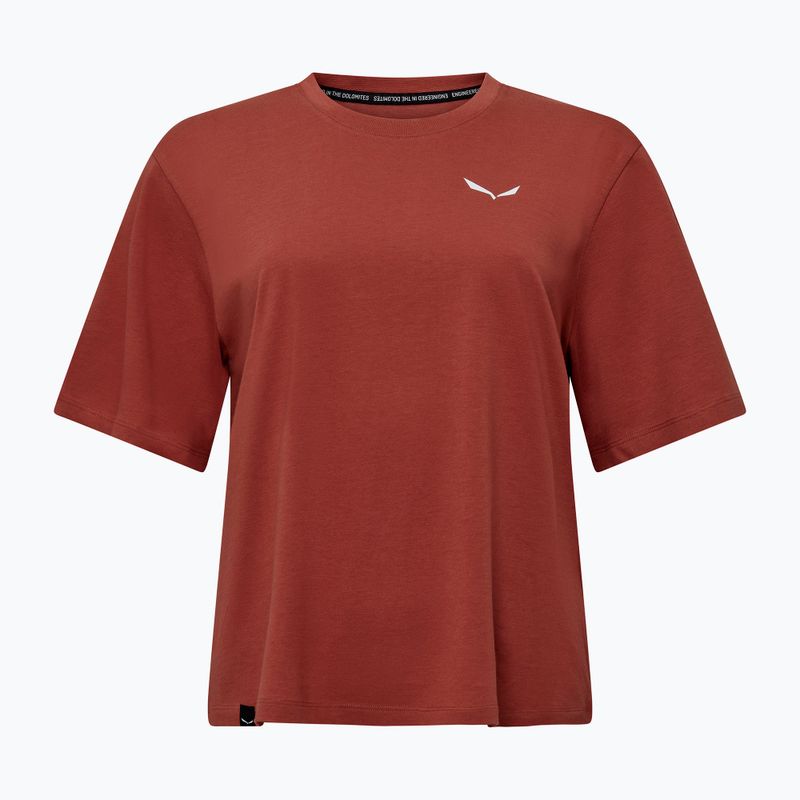 Koszulka damska Salewa Eagle Sunset Loose etruscan red 5