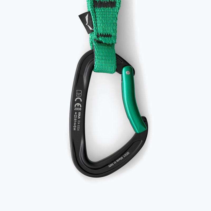 Ekspres wspinaczkowy Salewa Ortles Str/Bnt 170 Qd black/irish green 4