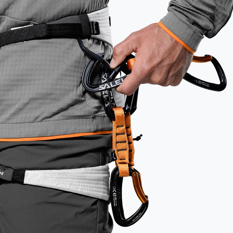 Uprząż wspinaczkowa Salewa NXT black/white 8