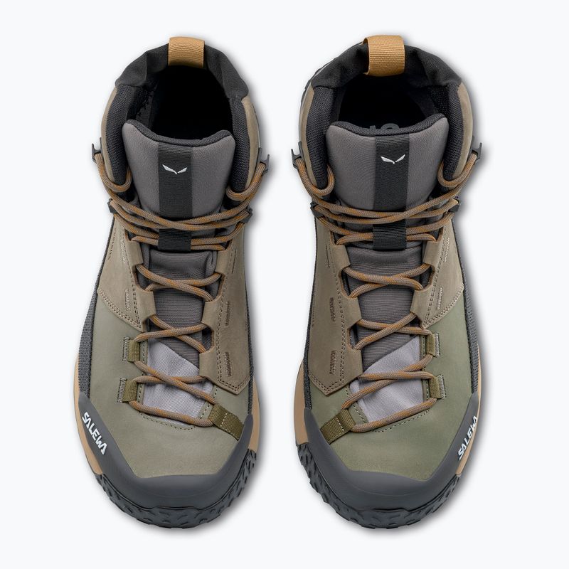 Buty trekkingowe męskie Salewa Puez Leather Mid Ptx bungee cord/onyx 3