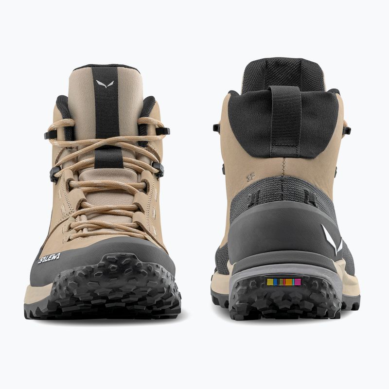 Buty trekkingowe damskie Salewa Puez Leather Mid Ptx quicksand/onyx 4