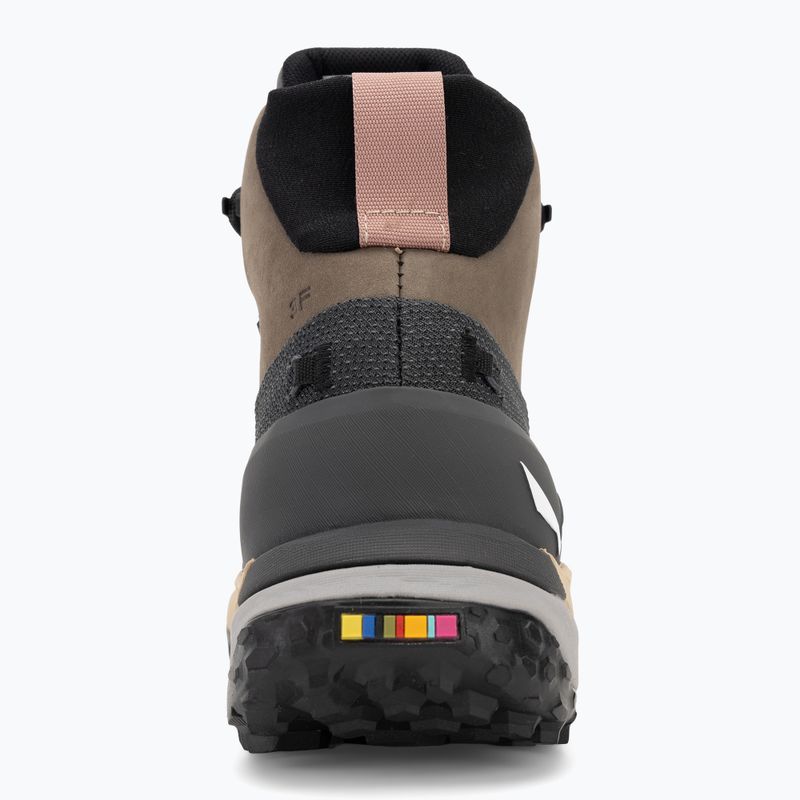 Buty trekkingowe damskie Salewa Puez Leather Mid Ptx bungee cord/onyx 6