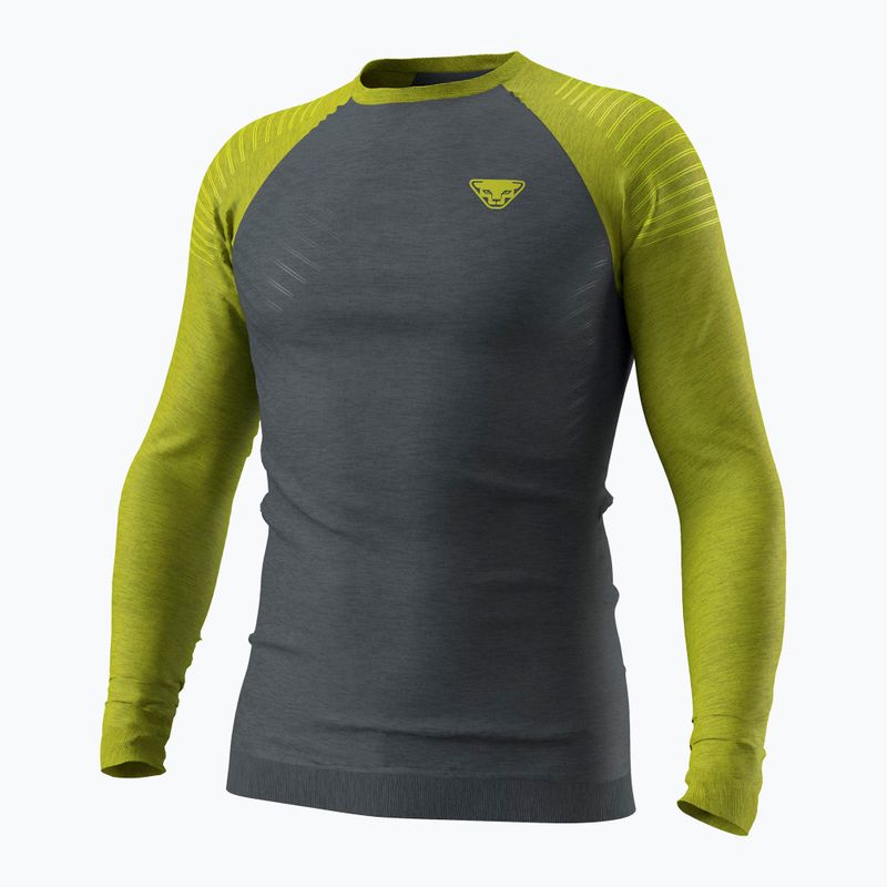 Longsleeve termoaktywny męski DYNAFIT Tour Light Merino golden lime 4