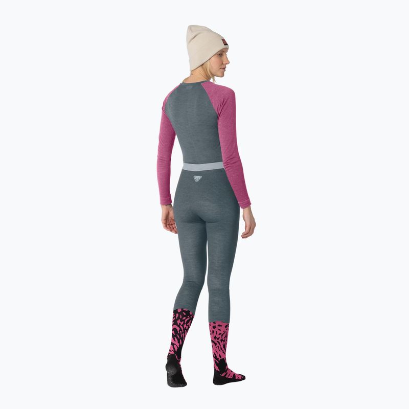 Bluza termoaktywna damska DYNAFIT Tour Light Merino magenta 3