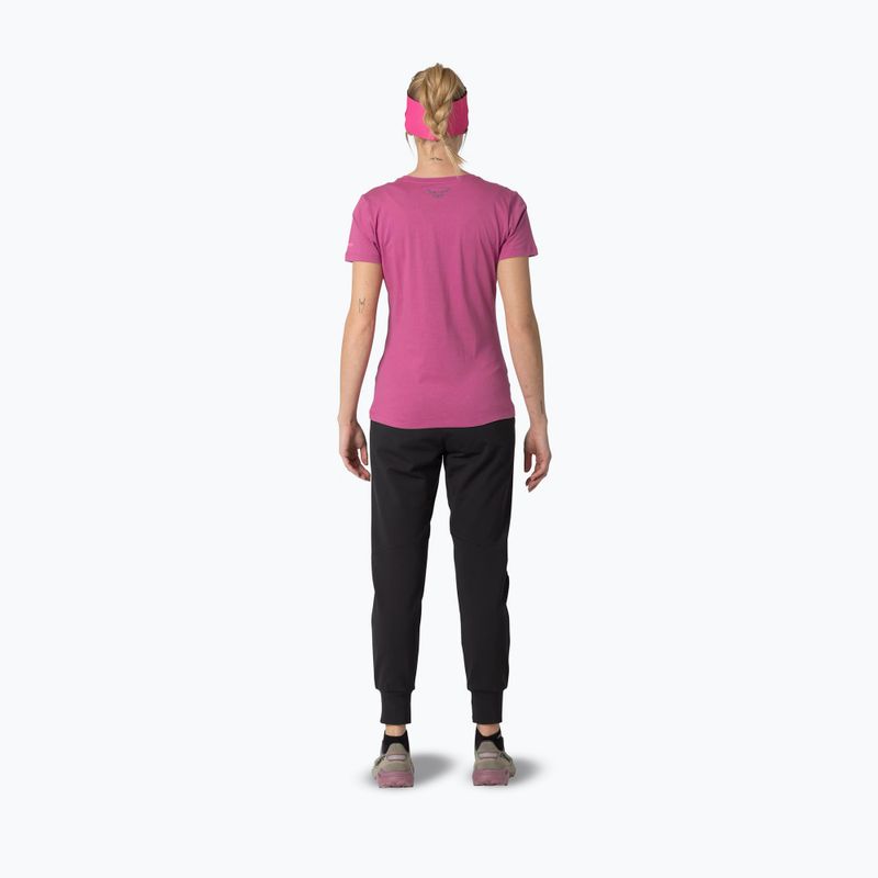 Koszulka damska DYNAFIT Graphic Co magenta/horizon 3