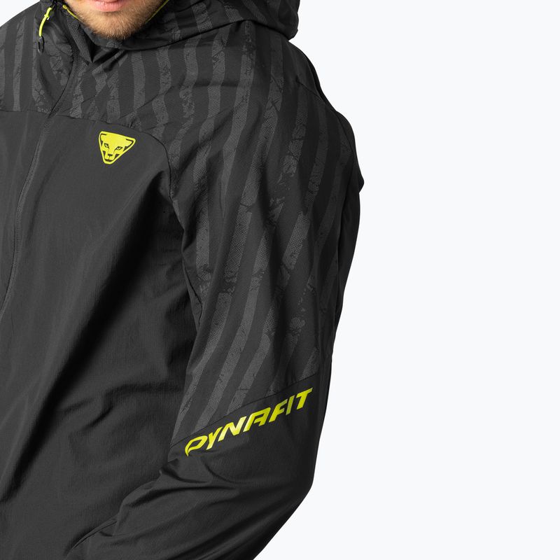 Kurtka do biegania męska DYNAFIT Trail Reflective Wind black out/5A30 5
