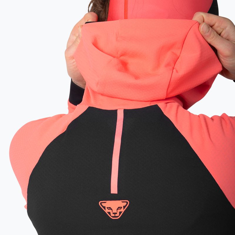 Bluza do biegania damska DYNAFIT Alpine Hooded ultra coral/0910 4