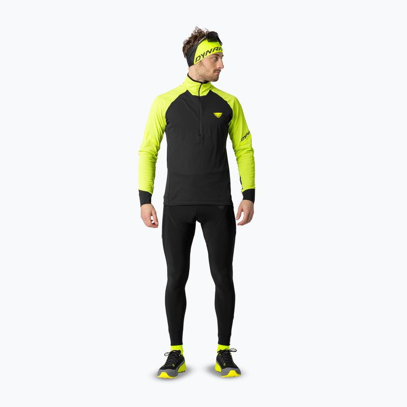 Bluza do biegania męska DYNAFIT Alpine 1/2 Zip Tee ultra yellow/0910 2