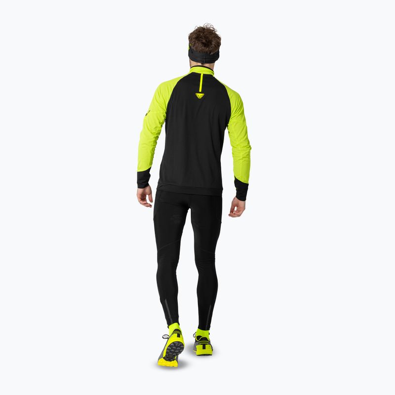 Bluza do biegania męska DYNAFIT Alpine 1/2 Zip Tee ultra yellow/0910 3