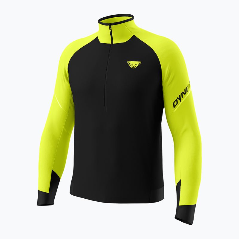 Bluza do biegania męska DYNAFIT Alpine 1/2 Zip Tee ultra yellow/0910 4