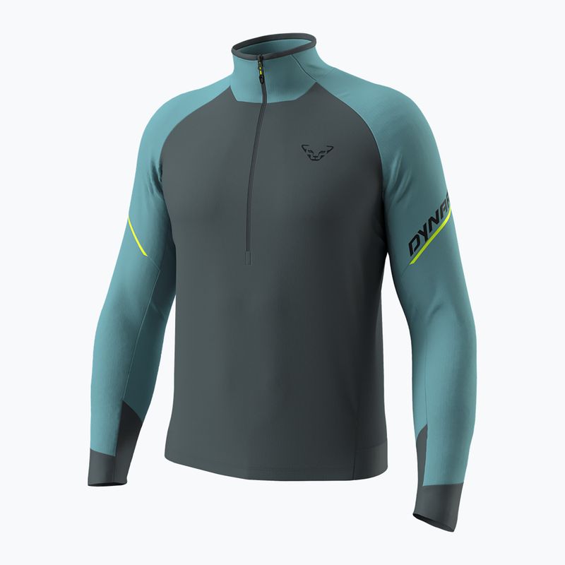 Bluza do biegania męska DYNAFIT Alpine 1/2 Zip Tee smoke blue/0720 4