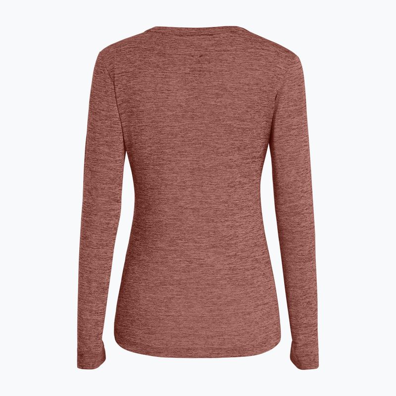 Longsleeve trekkingowy damski Salewa Puez Melange Dry desert pink melange 2