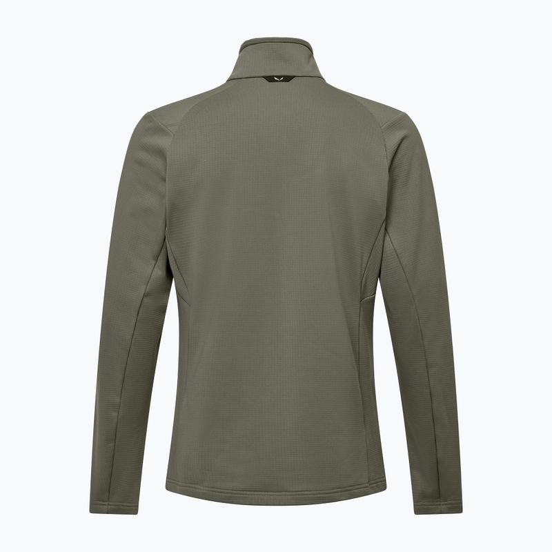 Bluza trekkingowa męska Salewa Puez Cammio Polarlite Half Zip Faded Green 2