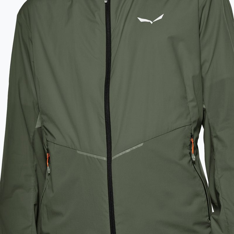 Kurtka przeciwwiatrowa męska Salewa Pedroc Wind Hood faded green 4