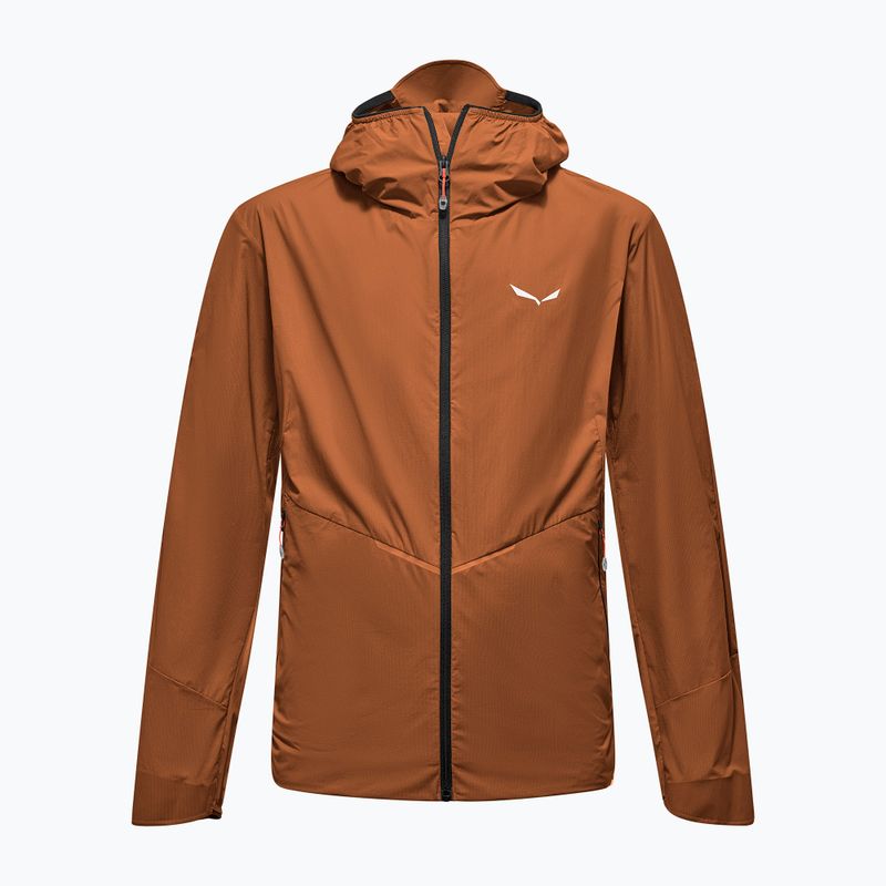 Kurtka przeciwwiatrowa męska Salewa Pedroc Wind Hood bombay brown 8