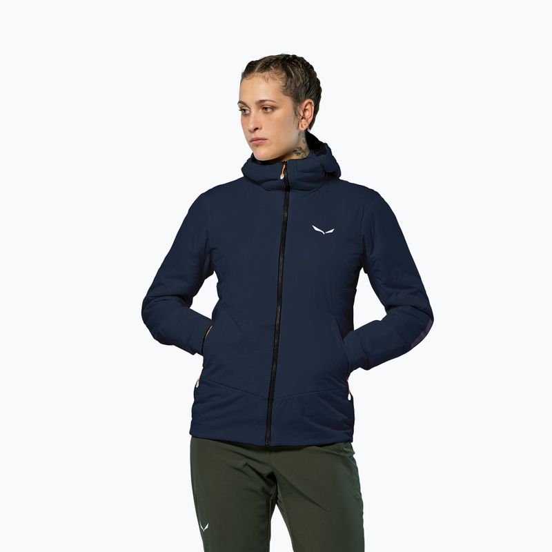 Kurtka hybrydowa damska Salewa Pedroc Tirol Wool Air Hybrid navy blazer