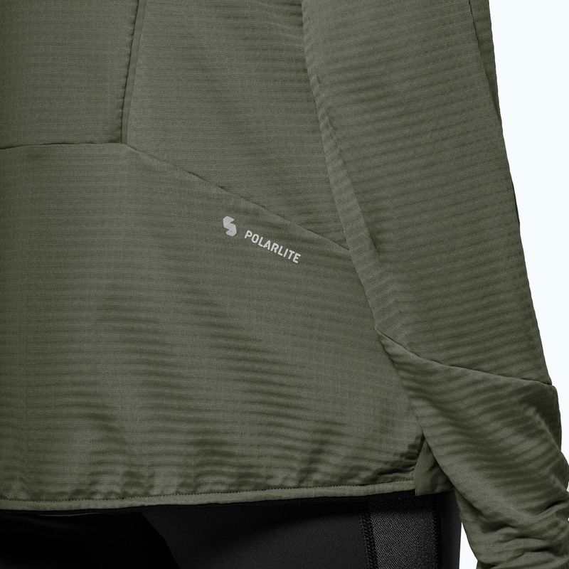 Kurtka przeciwwiatrowa damska Salewa Pedroc Polarlite Wind Hood faded green 6