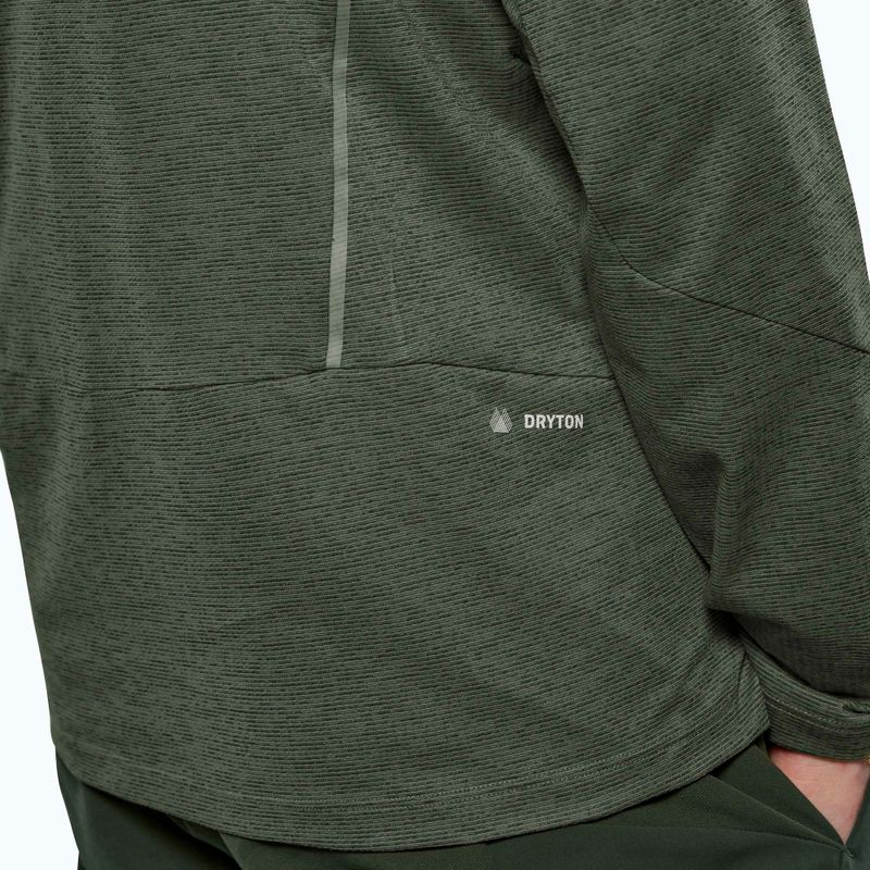 Longsleeve męski Salewa Pedroc Dry Wind Half Zip Tee faded green 5