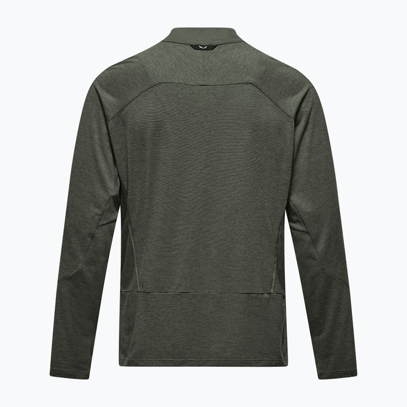 Longsleeve męski Salewa Pedroc Dry Wind Half Zip Tee faded green 7