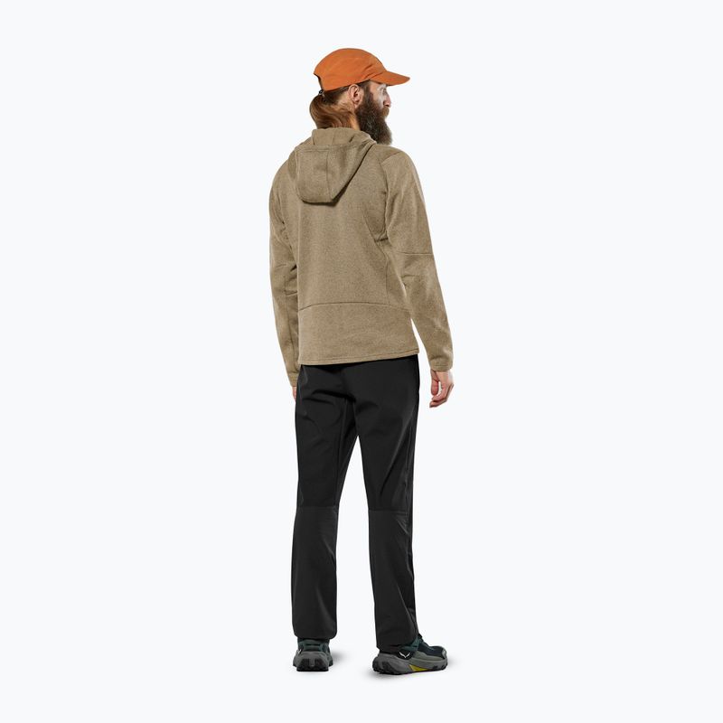 Bluza trekkingowa męska Salewa Puez Rocca Polarlite Hood quicksand 3