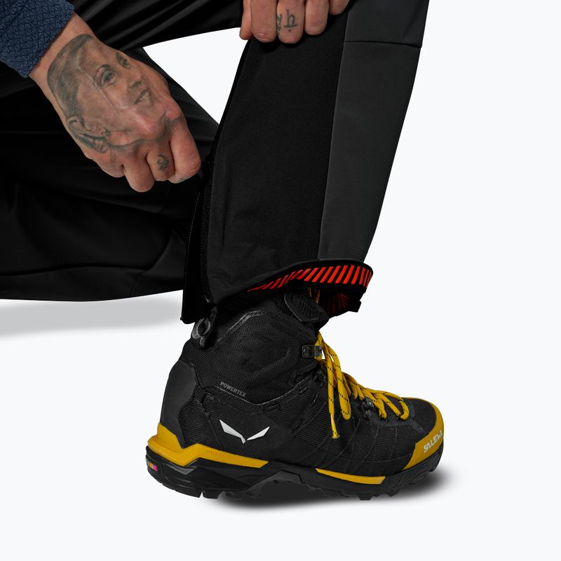 Spodnie trekkingowe damskie Salewa Ortles Duratretch/Stormwall black out 5