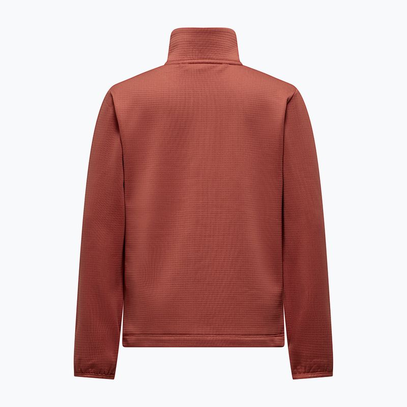 Bluza trekkingowa dziecięca Salewa Cammino Polarlite etruscan red 2