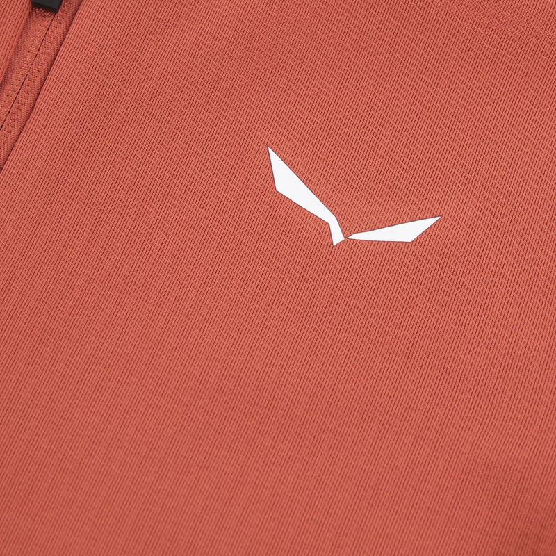 Bluza trekkingowa dziecięca Salewa Cammino Polarlite etruscan red 3
