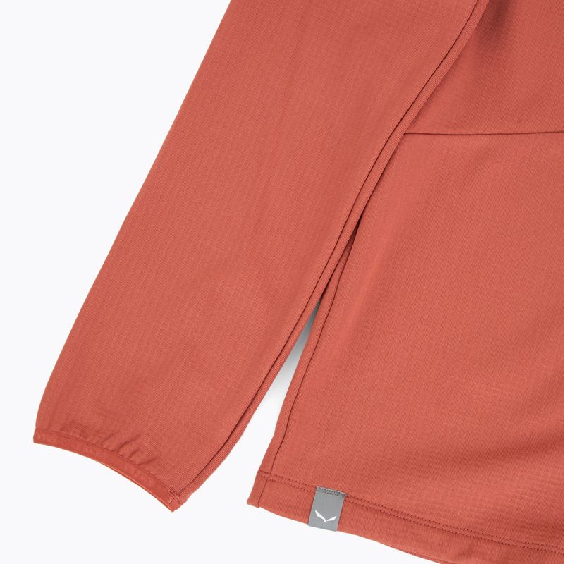 Bluza trekkingowa dziecięca Salewa Cammino Polarlite etruscan red 4
