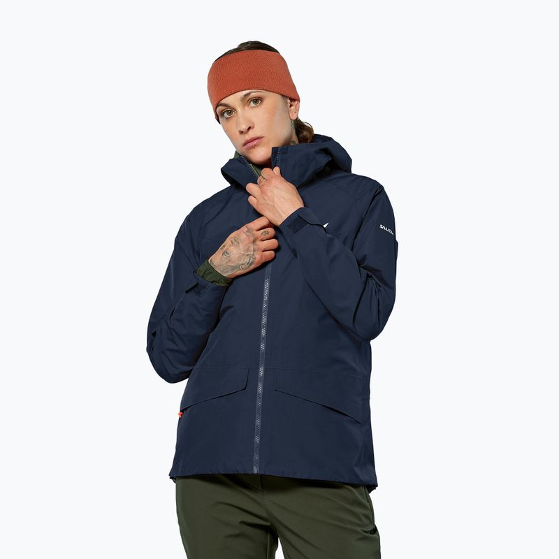 Kurtka przeciwdeszczowa damska Salewa Puez GTX 2L EPE navy blaze