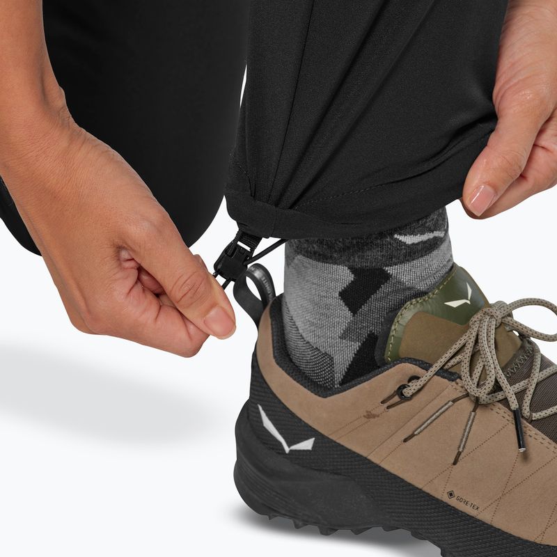 Spodnie softshell damskie Salewa Puez Dolomia 2 black out 6