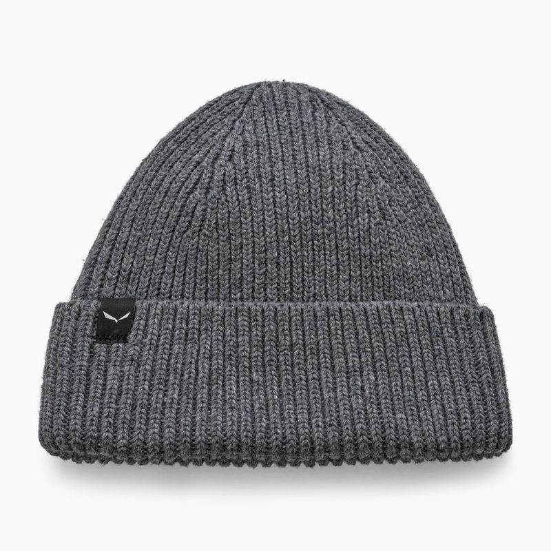 Czapka zimowa Salewa Re-Zebru Knit light grey melange 2