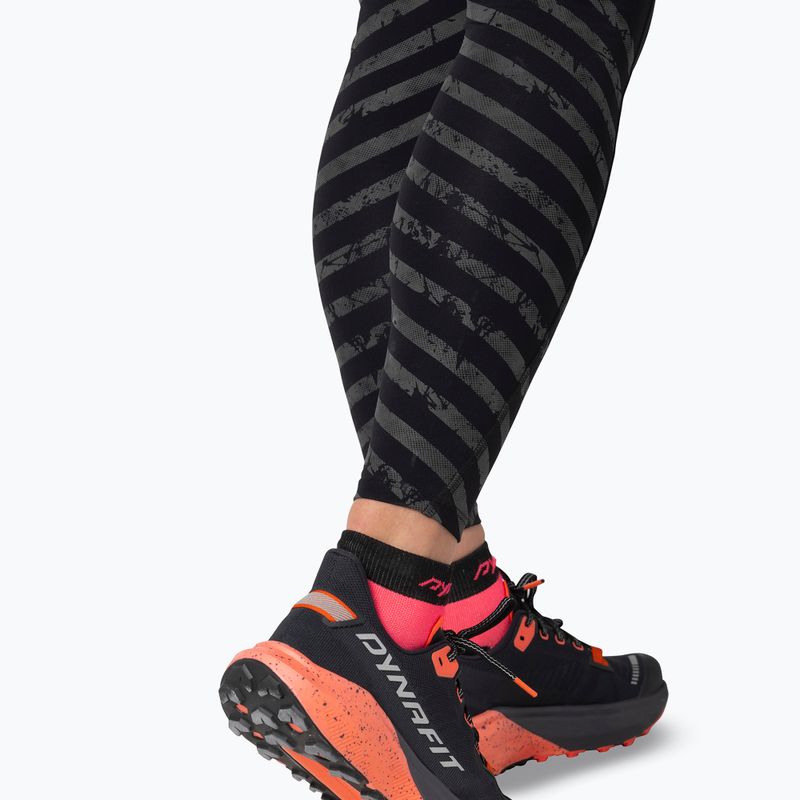 Legginsy do biegania damskie DYNAFIT Trail Reflective black out 6