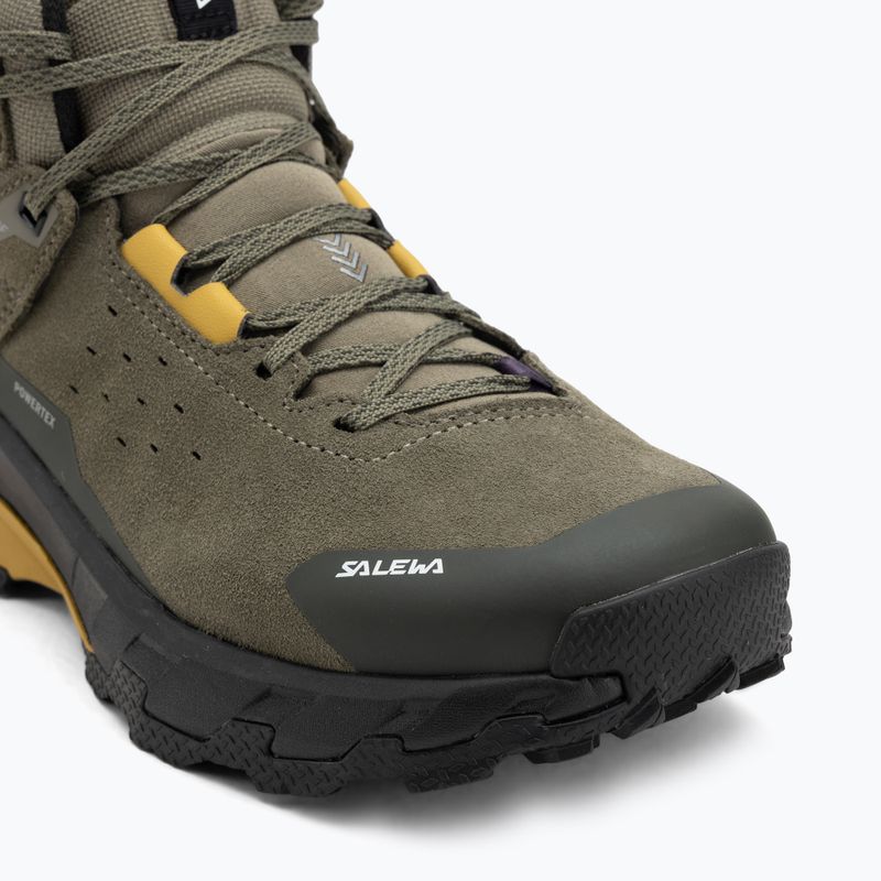 Buty trekkingowe męskie Salewa Pedroc 2 Leather Mid PTX faded green/dark olive 7