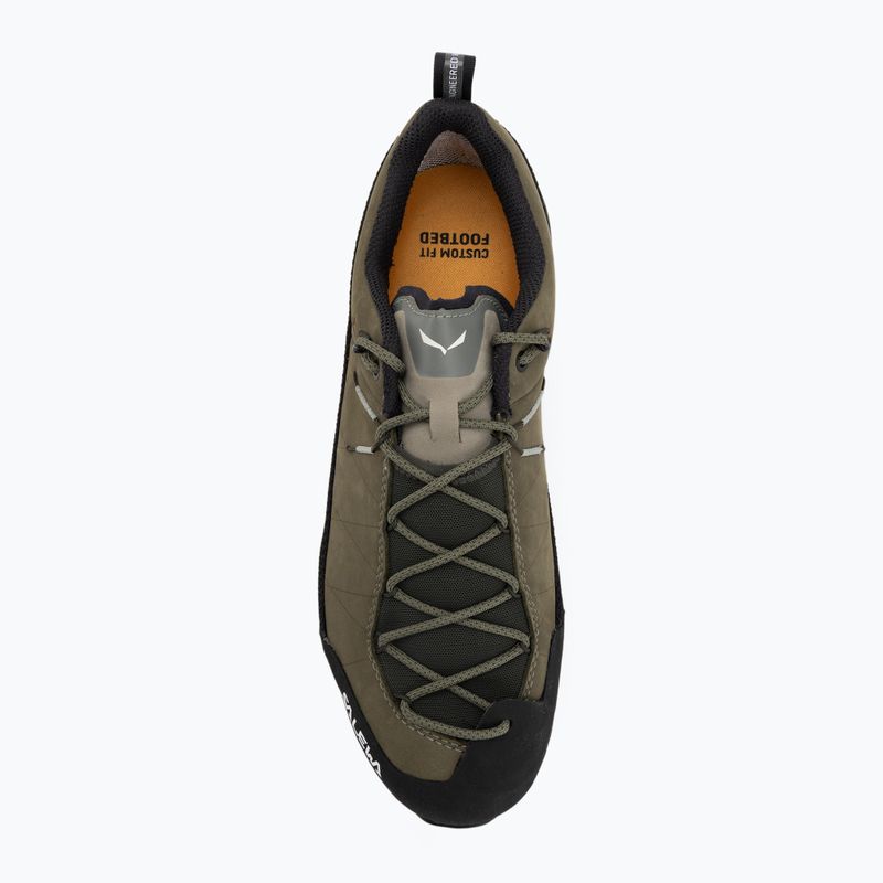 Buty podejściowe męskie Salewa Wildfire Leather 2 GTX faded green/black 5