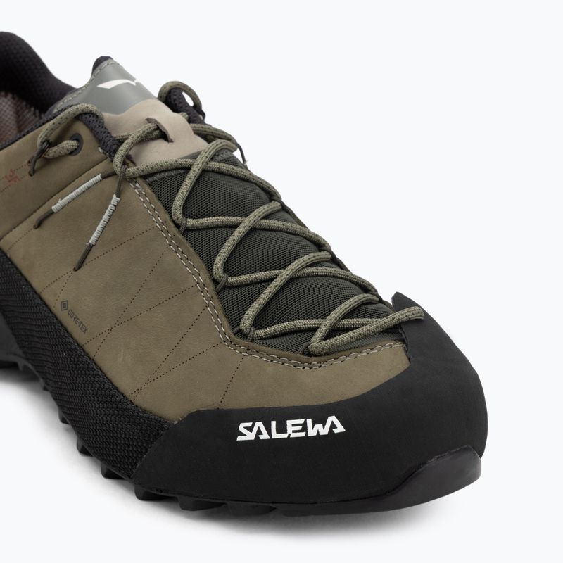 Buty podejściowe męskie Salewa Wildfire Leather 2 GTX faded green/black 7