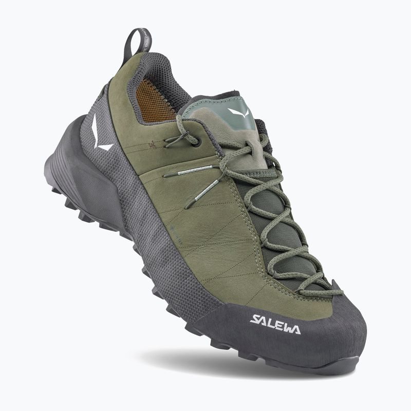 Buty podejściowe męskie Salewa Wildfire Leather 2 GTX faded green/black 13