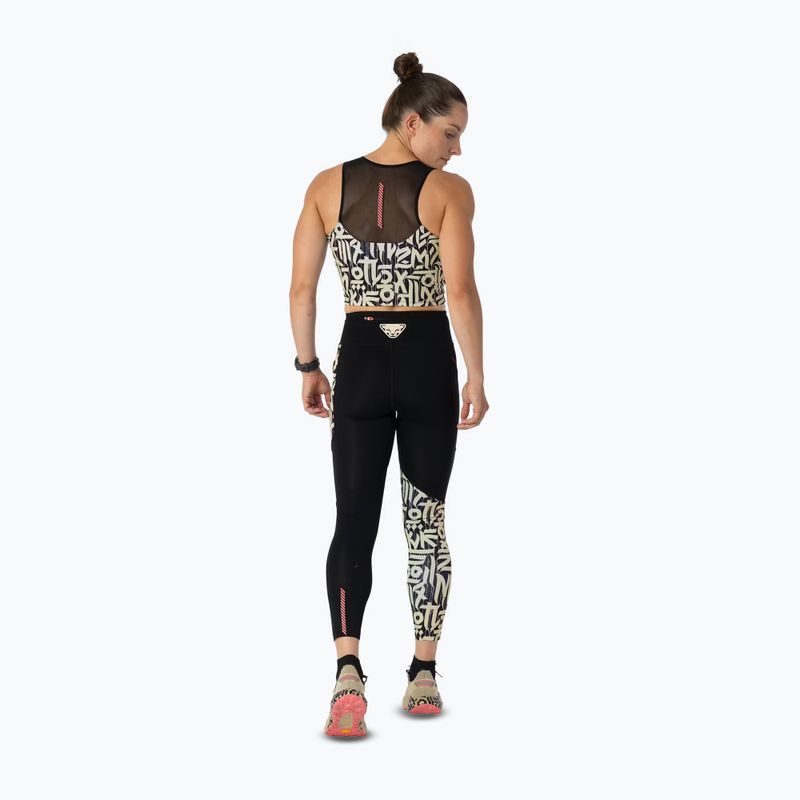 Legginsy do biegania damskie DYNAFIT Trail 7/8 black out overcast 3