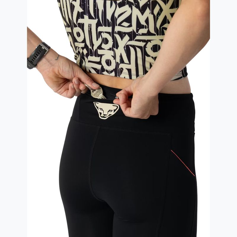 Legginsy do biegania damskie DYNAFIT Trail 7/8 black out overcast 5