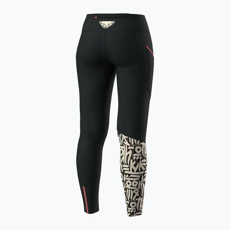 Legginsy do biegania damskie DYNAFIT Trail 7/8 black out overcast 6