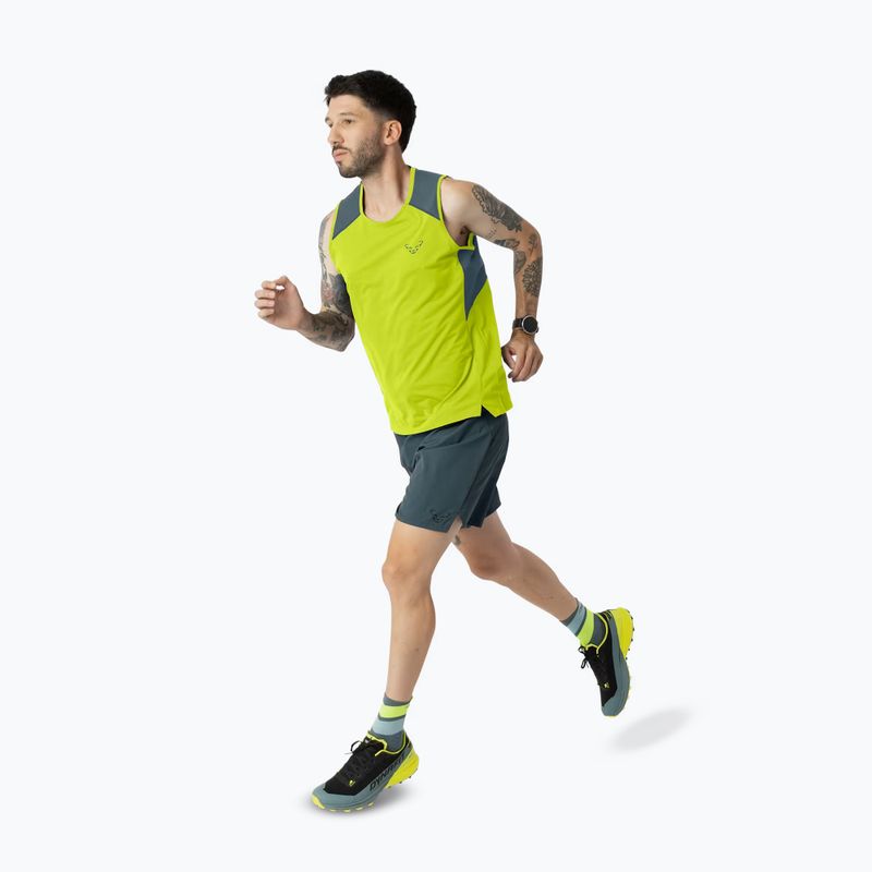 Koszulka do biegania męska DYNAFIT Sky Tank ultra yellow 2