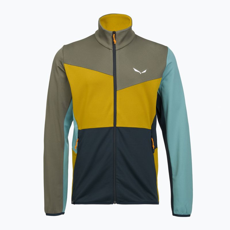 Bluza trekkingowa męska Salewa Puez Cammio PL faded green/multi