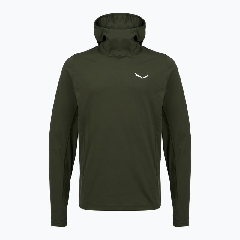 Bluza trekkingowa męska Salewa Puez Sun Hoodie dark olive