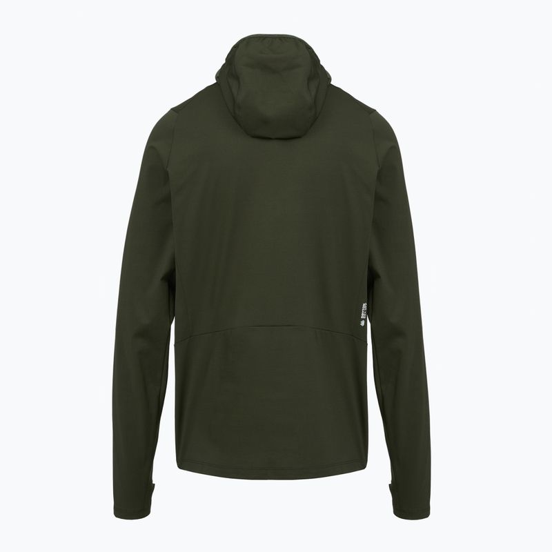 Bluza trekkingowa męska Salewa Puez Sun Hoodie dark olive 2